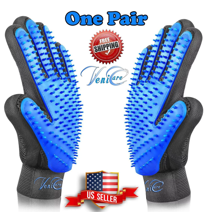 Pet Grooming Gloves (Pair)