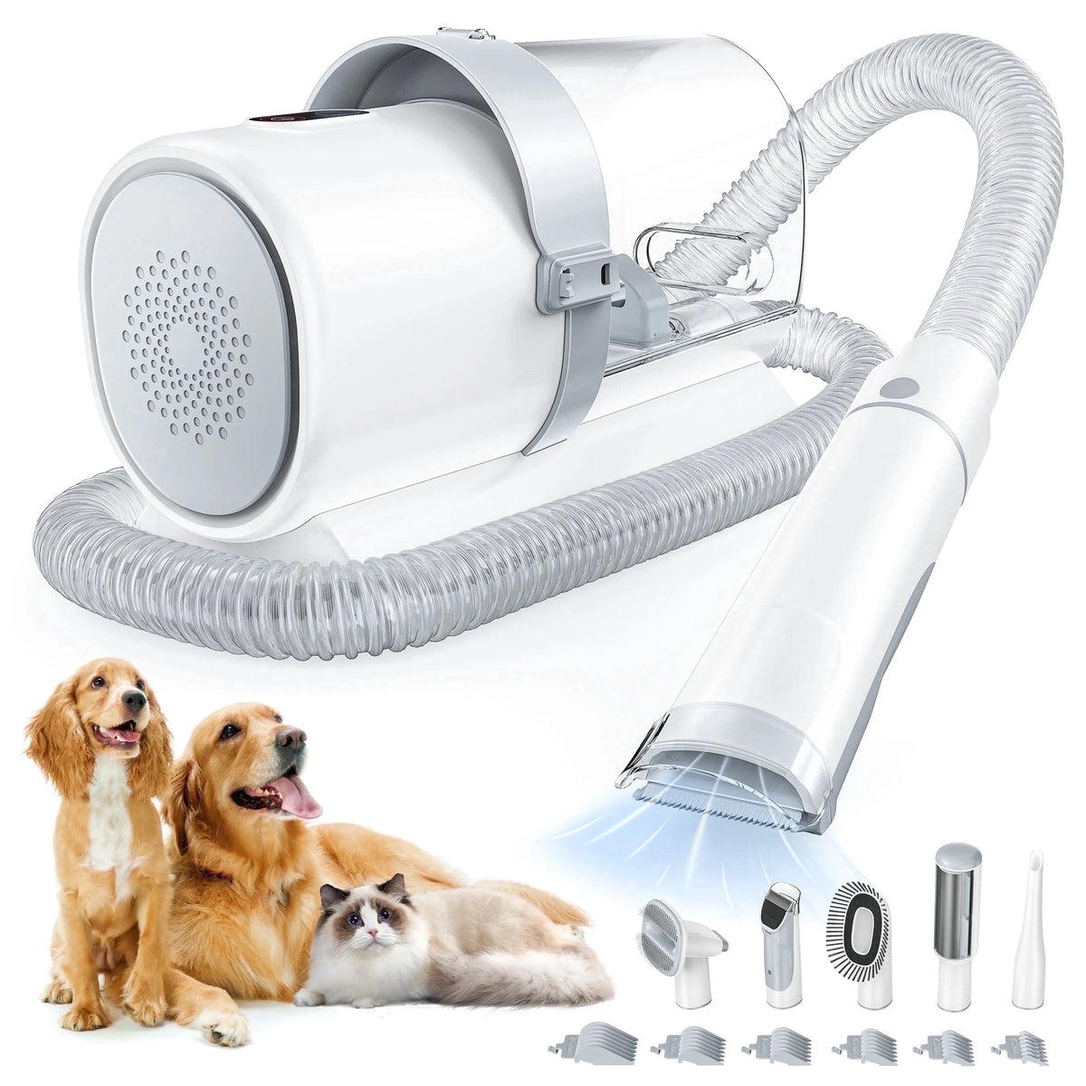 5-in-1 Pet Grooming Vacuum Kit