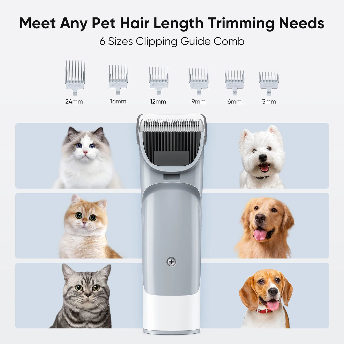 5-in-1 Pet Grooming Vacuum Kit