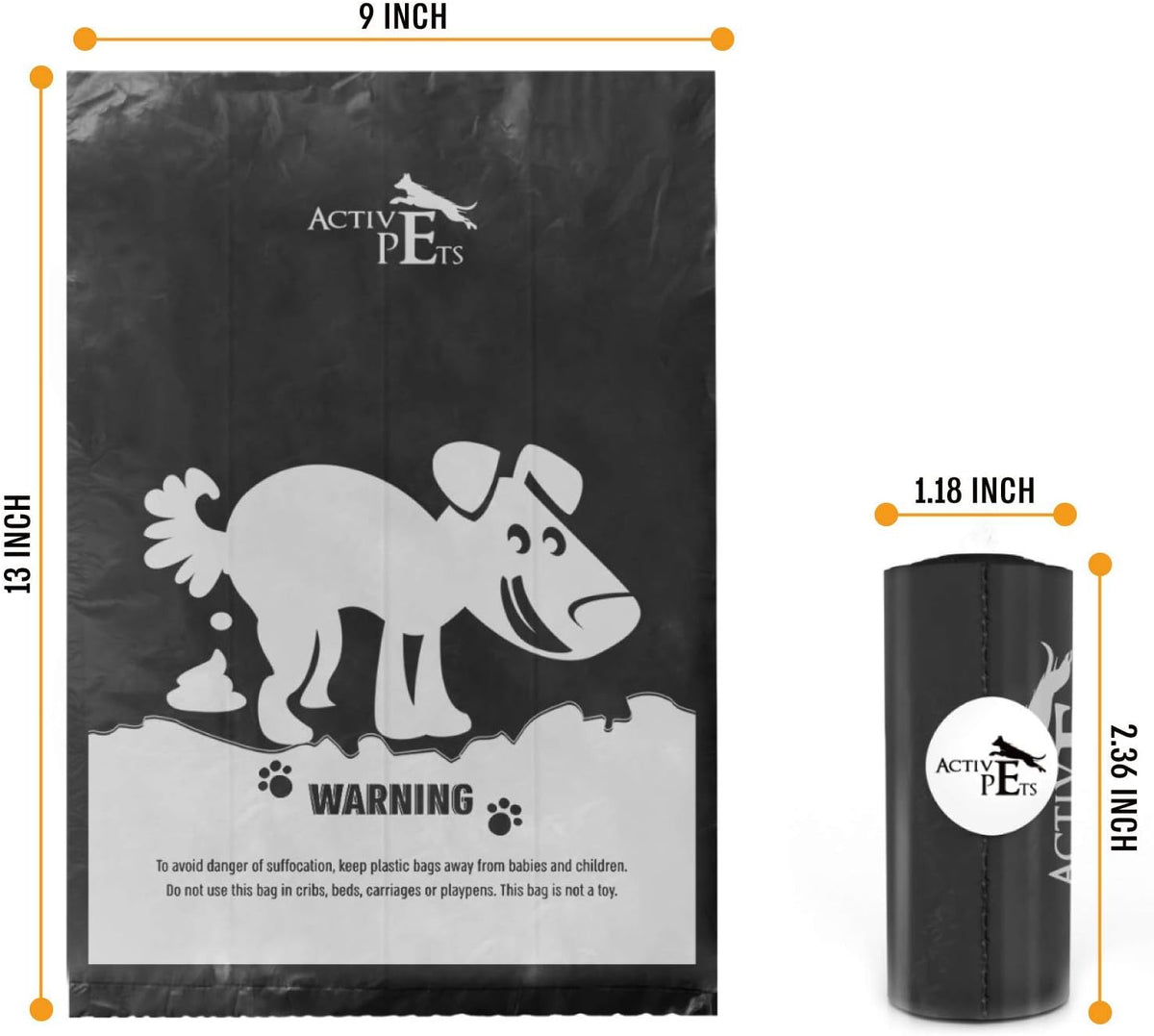 Lavender Dog Waste Bags — 270 Count