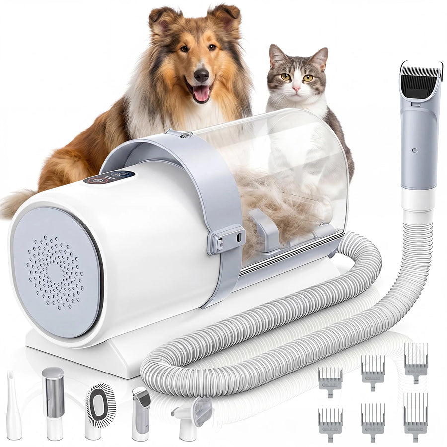 5-in-1 Pet Grooming Vacuum Kit