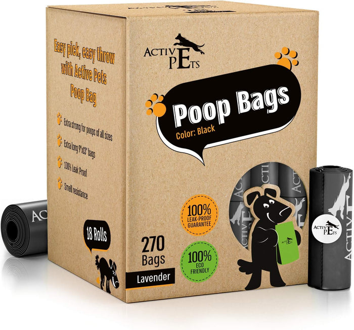 Lavender Dog Waste Bags — 270 Count