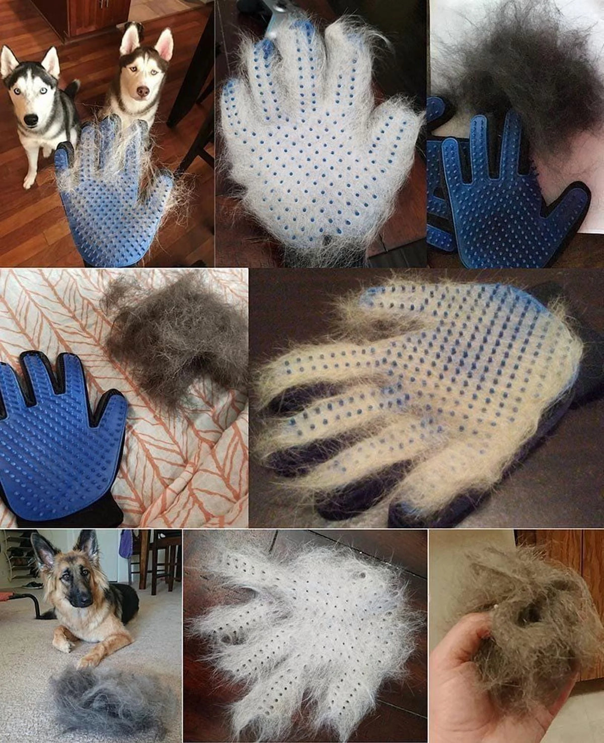 Pet Grooming Gloves (Pair)